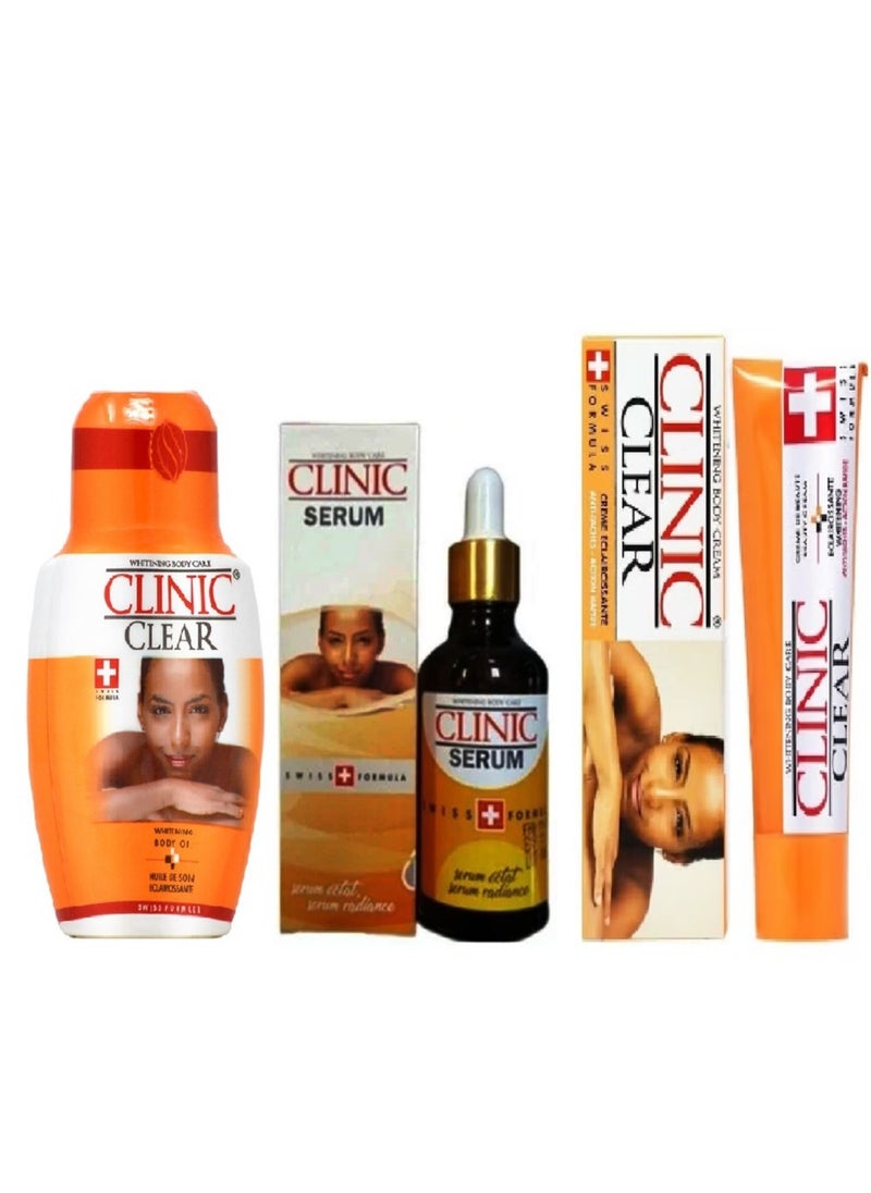 Clinic Clear Whitening Body Care Set 3 Pieces  - Image 1