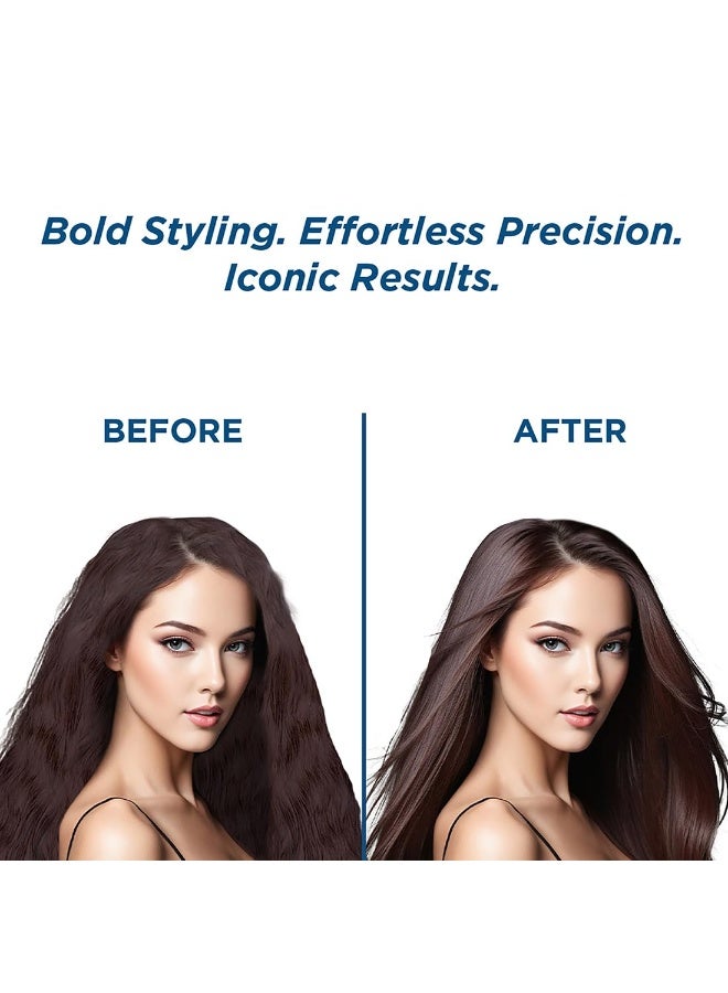 Ikonic Pro Titanium Shine 3.0 Hair Straightener Black Dual Titanium Plates Instant Heat-Up Auto Shut-Off All Hair Type - Image 5