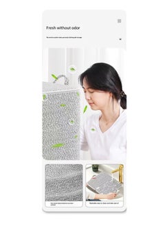 Generic 2-Pack Fabric Wardrobe Organizer with Zipper and Handle, Foldable Wardrobe Storage Basket, Stackable Wardrobe Clothes Organizer, Cube Storage Box for Bedroom Wardrobe to Store Sundries Such as Clothes, T-shirts, Jeans, Sweaters, Toys and Books (220L)  - Image 4