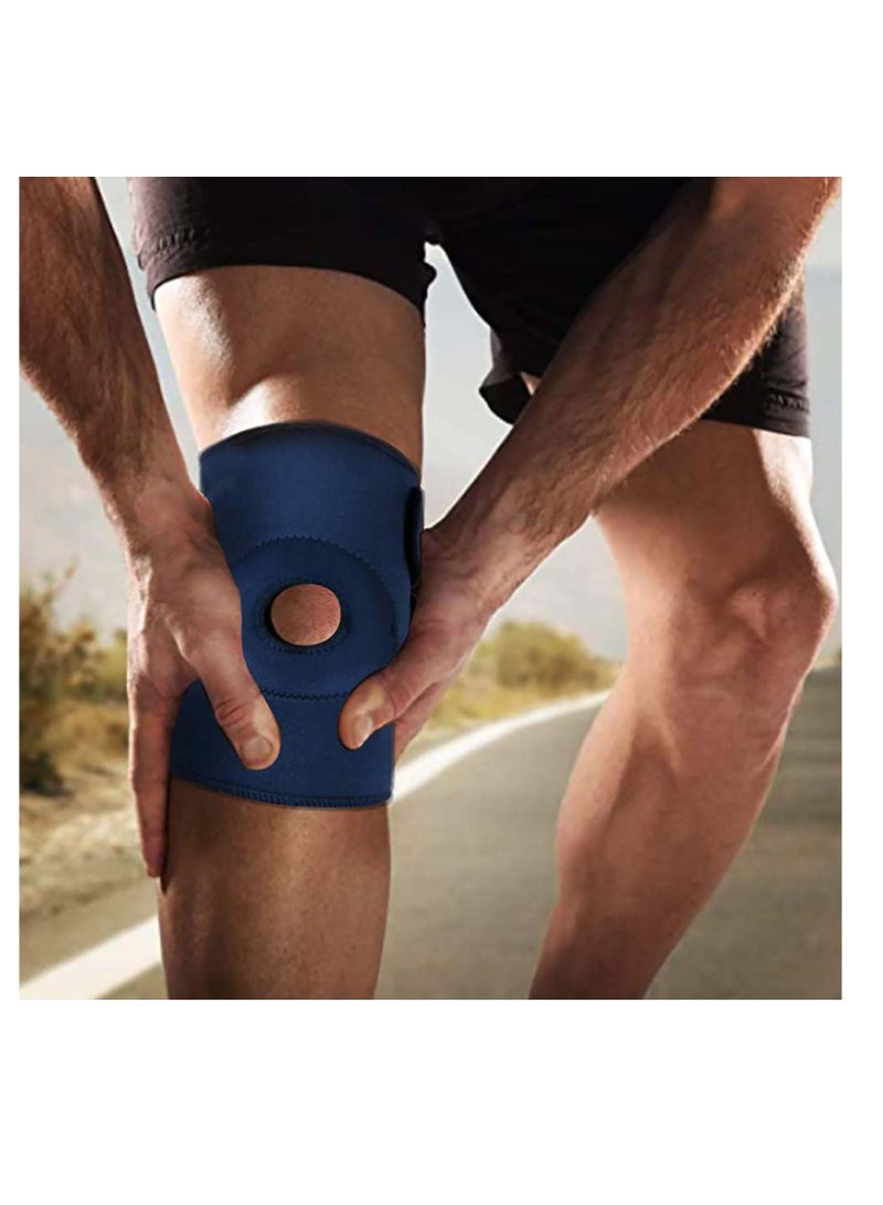 NIBEMINENT Knee Brace Support, Pads, with Side Stabilizers & Patella Gel Pads for Joint Pain Relief, Adjustable Compression Support Braces - Image 2