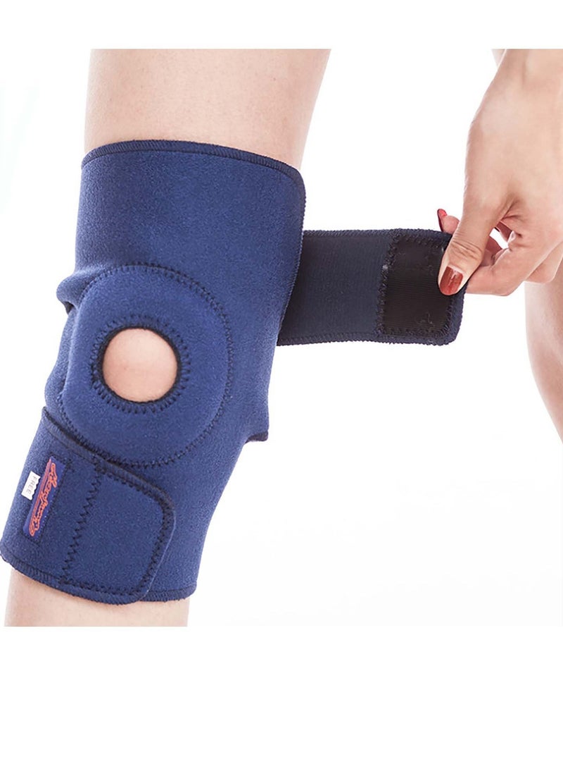 NIBEMINENT Knee Brace Support, Pads, with Side Stabilizers & Patella Gel Pads for Joint Pain Relief, Adjustable Compression Support Braces - Image 1