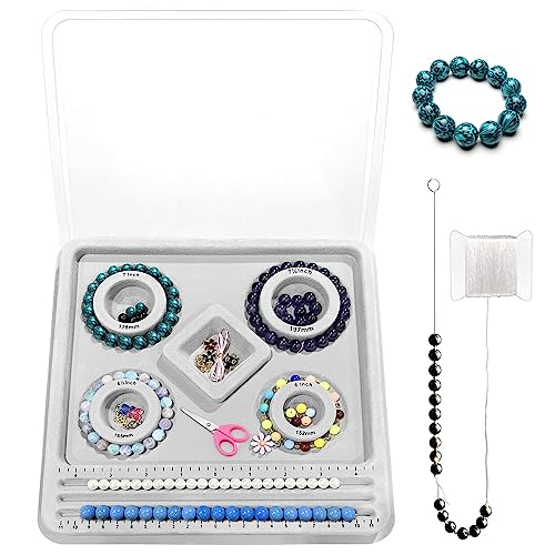 INDIVSHOW The Design Bracelet Bead Board with Clear Cover for Jewelry Bracelet Making Supplies - Image 1