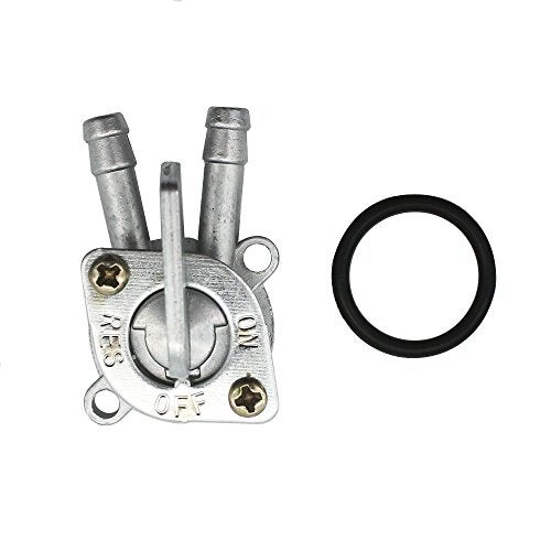 KIPA Gas fuel valve petcock for CT70 CT90 CT110 Passport Mini Trail 1970-1979 ATC110 ATC125M 1979-1985 TRX125 1984-1986 TRX70 1986-1987 ATV ON OFF Res Switch 3-Positon with mounting rubber seal - Image 1