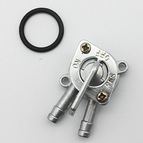 KIPA Gas fuel valve petcock for CT70 CT90 CT110 Passport Mini Trail 1970-1979 ATC110 ATC125M 1979-1985 TRX125 1984-1986 TRX70 1986-1987 ATV ON OFF Res Switch 3-Positon with mounting rubber seal - Image 3