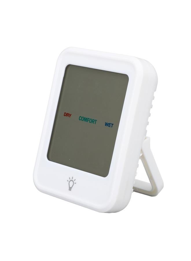 Digital Thermometer Hygrometer Professional High Accuracy Clear Display Indoor Thermometer Humidity Gauge for Room White