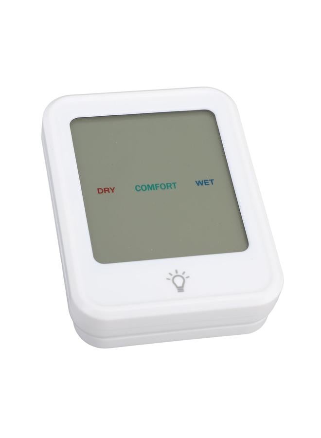 Digital Thermometer Hygrometer Professional High Accuracy Clear Display Indoor Thermometer Humidity Gauge for Room White