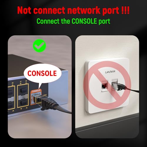 OIKWAN USB Console Cable UART Serial Cable Essential Accesory Compatible Cisco NETGEAR Ubiquity LINKSYS RoutersSwitches for Laptops in Windows Mac LinuxBlack10ft - Image 3