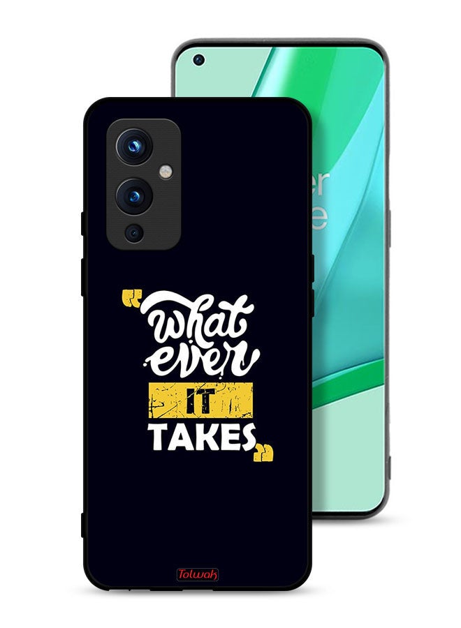 Tolwak OnePlus 9 5G Protective Case Cover Whatever It Takes - Image 1