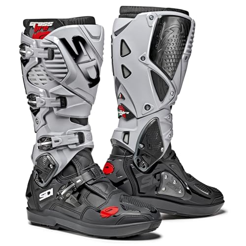 SIDI Men Motorcycle Boots, Ash Black, 44 EU - Image 2