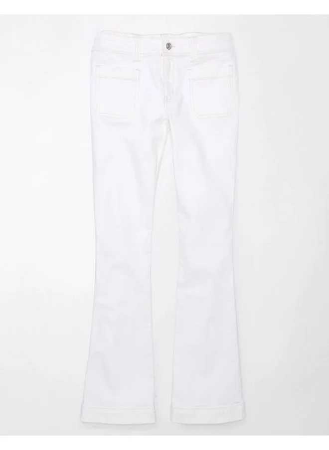 امريكان ايجل AE Next Level Low-Rise Kick Bootcut Jean