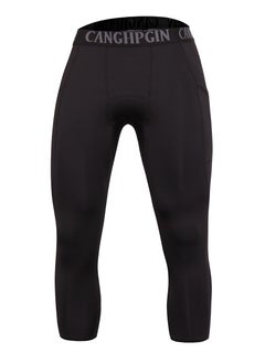 CANGHPGIN Men Quick Dry Breathable Sports Pant Black  - Image 1