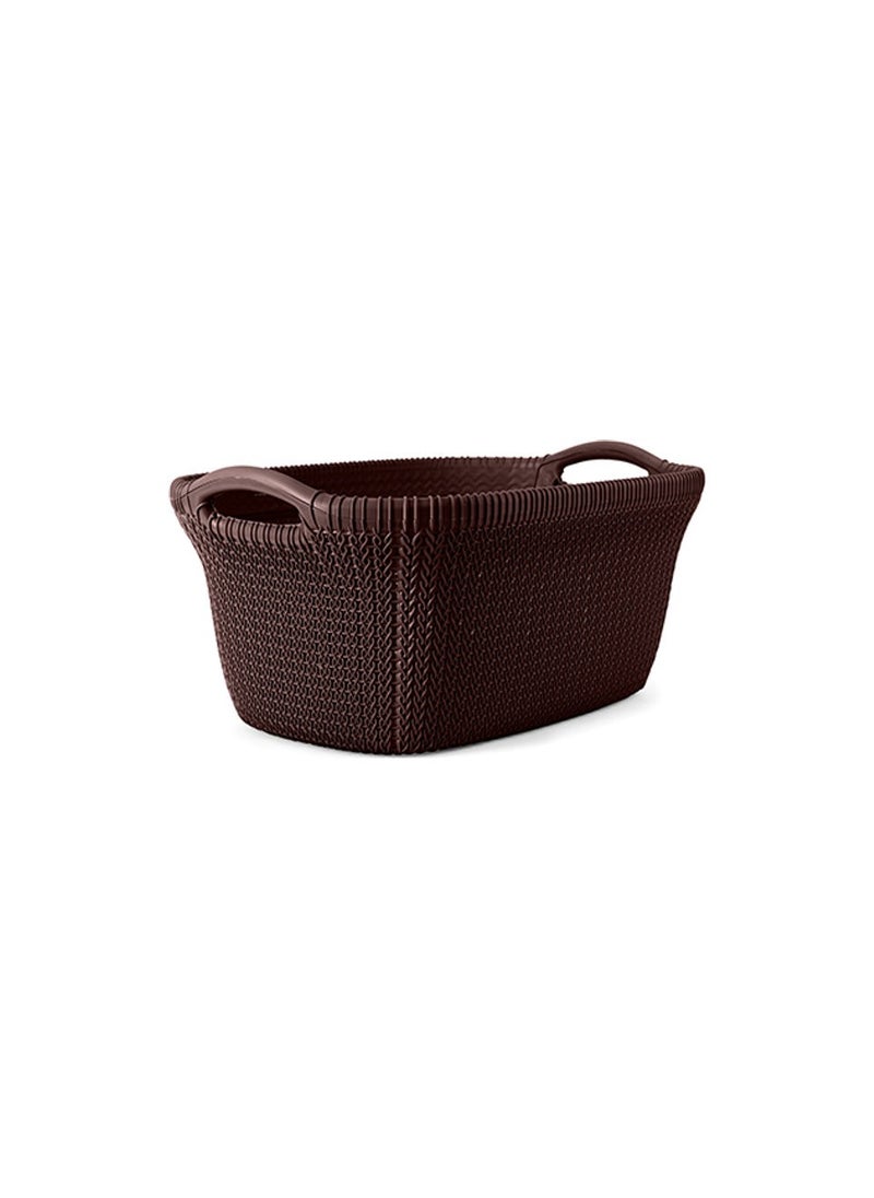 Turt Oval Wash Satin Tart Brown Crescent and Silver Star 6221999653594 