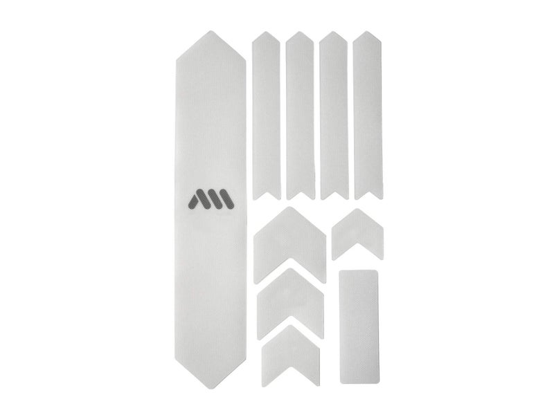 All Mountain Style حماية إطار الدراجة لجميع التضاريس - مقاس عالمي، مجموعة مكونة من 10 قطع لأسفل الأنبوب، دعم السلسلة، تآكل الكابلات، PVC عالي التأثير على شكل خلية نحل - Image 2
