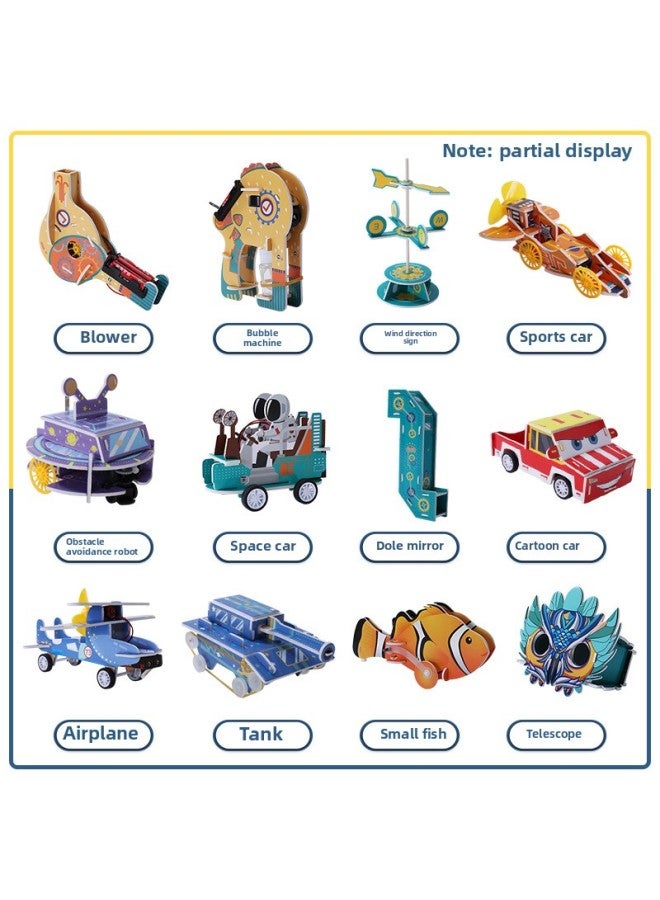 Children's Scientific Experiment Set Physical Educational Toys STEAM Technology Small Production Primary School Toy Gift Diy-Color:Fourth Grade Science Physics Small Production (four-piece Set D) - Image 2