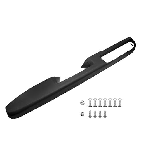 KAIRAY 80994 Front Left Driver Side Armrest, Door Panel Compatible with Chevy Silverado Avalanche Tahoe Suburban GMC Sierra Yukon 2010-2014, Door Release Handle Above Armrest 27 IN, Black GM# 84127280 - Image 1