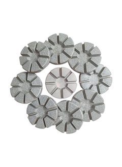 pioneerabrasive Pioneer Abbrasive 12MM Diamond Polishing Pads 10pcs Pioneer Abbrasive 4 Inch Diamond Pad for Marble Granite Stone Polishing Grinding  - Image 1