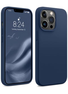 iPhone 13 pro Case Upgrade Defender Silicone Cover ShockProof Anti-Scratch Protective Phone Case (BLUE)