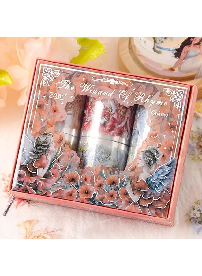 ملصقات الرقص البنفسجي بيانو صوت الزهور لتزيين دمج سكرابوك DIY - Image 3