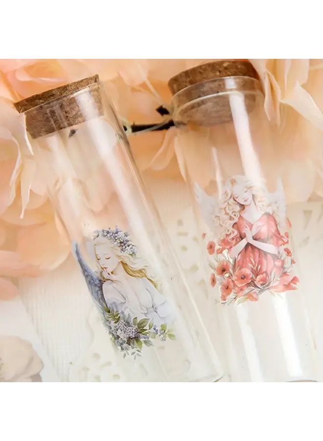 ملصقات الرقص البنفسجي بيانو صوت الزهور لتزيين دمج سكرابوك DIY - Image 5