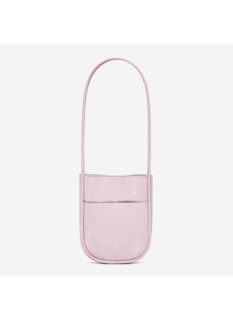 Generic 2024 Mini Satin Leather Bag Retro Shoulder Purse Tao Yao Powder 