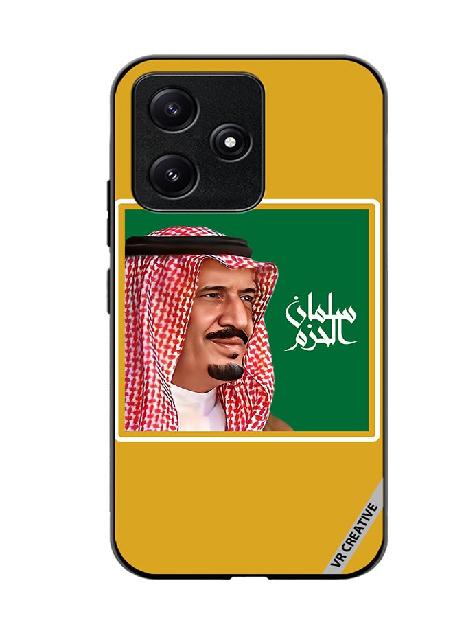 VR CREATIVE Protective Case Cover For Xiaomi Poco M6 Pro 5G Mohammed Bin Salman Design Multicolour - Image 1