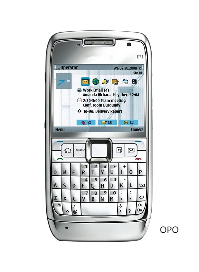 OPO - Nokia E71 Bar Phone Silver - Image 1