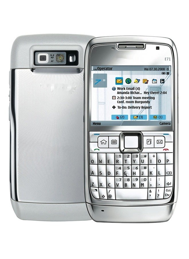 OPO - Nokia E71 Bar Phone Silver - Image 1