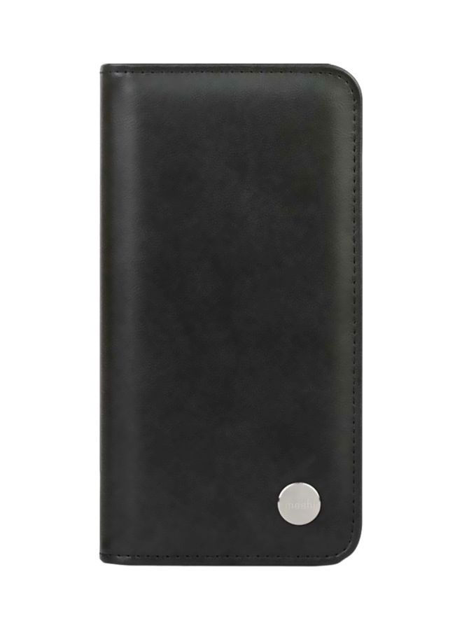 NIBEMINENT 3-In-1 Leather Case For iPhone 12 Mini Black - Image 1
