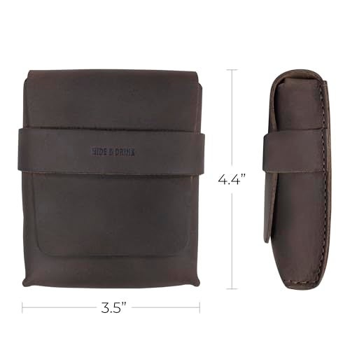 Hide & Drink, Card Organizer Pouch, Holds Up to 12 Cards Plus Folded Bills, Coin Holder, Vintage Case, Stylish Accessories, Full Grain Leather, Handmade, Bourbon Brown - Image 5