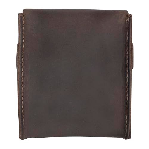 Hide & Drink, Card Organizer Pouch, Holds Up to 12 Cards Plus Folded Bills, Coin Holder, Vintage Case, Stylish Accessories, Full Grain Leather, Handmade, Bourbon Brown - Image 3