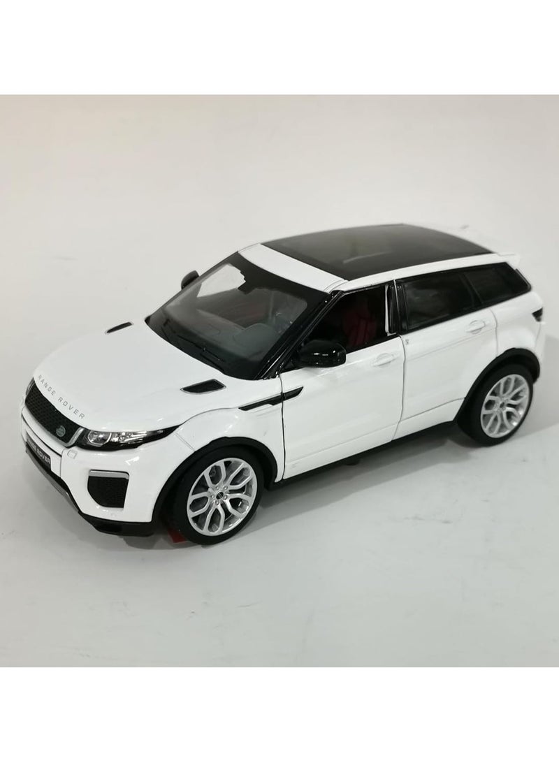 MSZ Range Rover 1:24 With Pull Back Simulation Sound Light Doors Opened Collectible Kids Toys (Assorted Colors) - Image 2