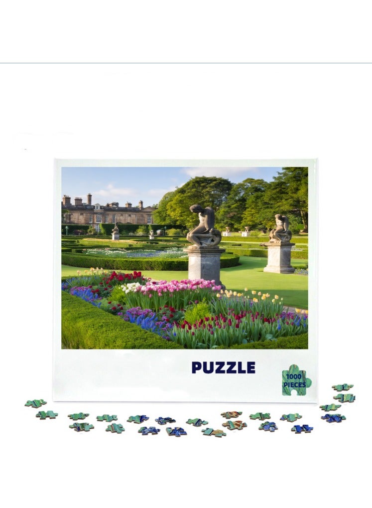 Anna 1000-Piece 3D Perspective Creative Landscape Pattern Puzzle - Image 1