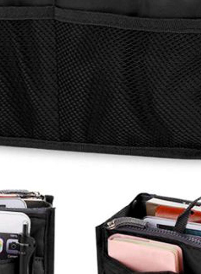 NIBEMINENT Multifunction Travel Cosmetic Makeup Bag Black - Image 2