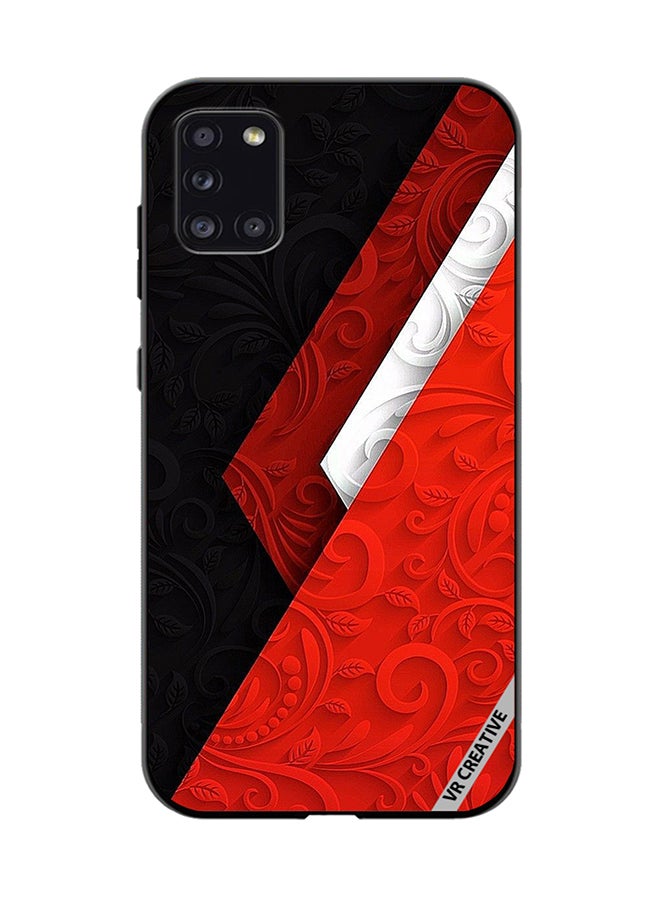 VR CREATIVE Protective Case Cover For Samsung Galaxy A31 Texture Design Multicolour - Image 1