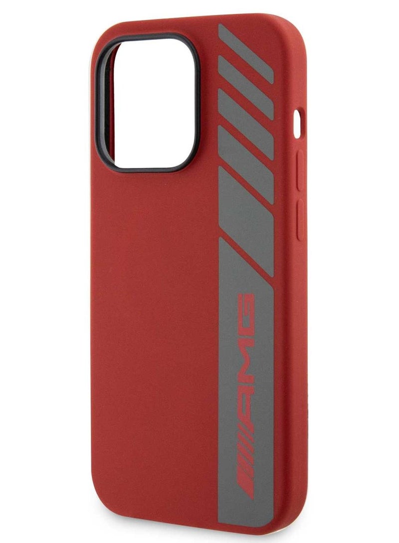 AMG Signature Collection Genuine Leather Case With Perforated Seats Design For iPhone 15 Pro - Image 1