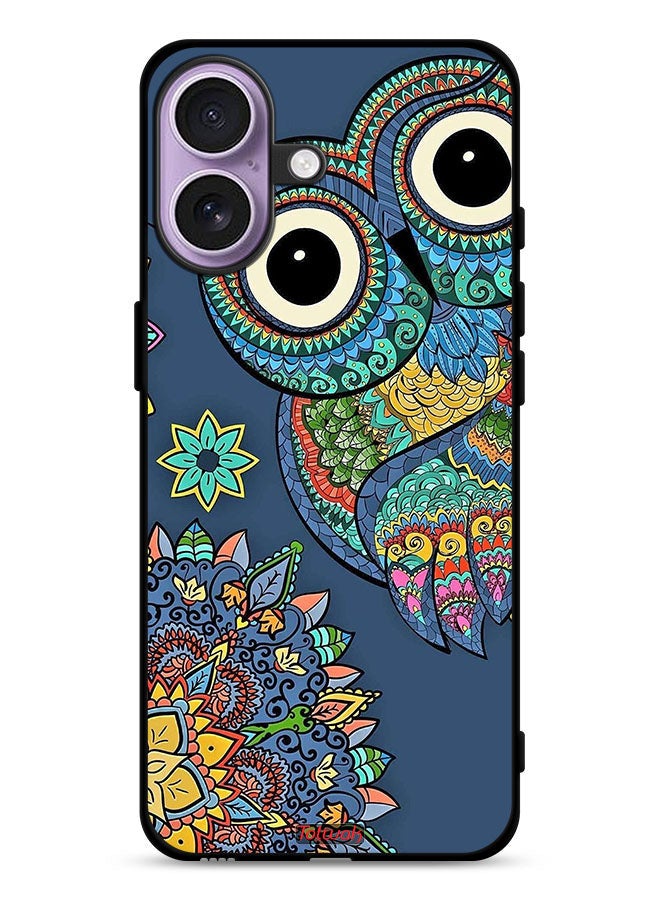 Tolwak Apple iPhone 17 Protective Case Cover Floral Owl - Image 1