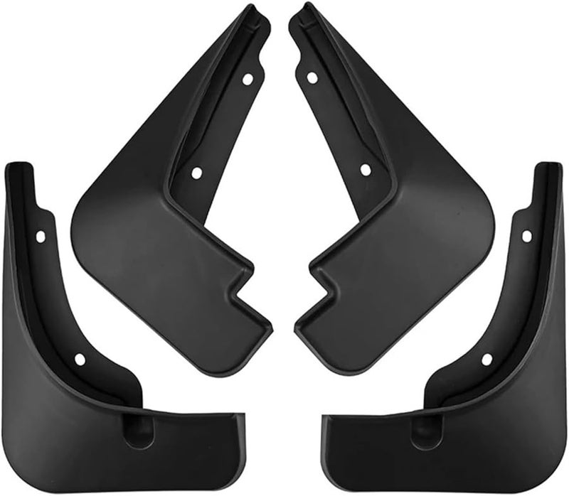 4 قطع واقيات الطين السوداء للسيارة، للأجنحة الأمامية والخلفية لسيارة كيا نيرو HEV 2023 2024 - Image 1