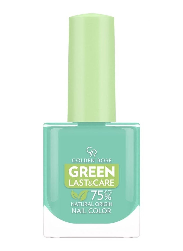 Golden Rose - Golden Rose Green Last&Care Nail Color N135 - Image 1