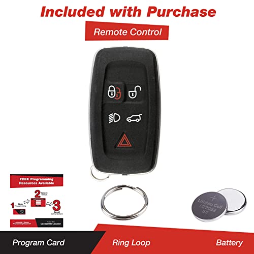 KeylessOption Keyless Entry Remote Control Car Smart Key Fob Replacement for Land Rover KOBJTF10A - Image 2