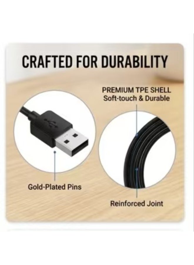 Captaintech 1M Fast Charging USB Cable Compatible with Redmi Watch 5 Lite/Active u0026 Xiaomi Mi Band 9/10 - High-Sensitivity Magnetic Safe Charger Line - Image 4