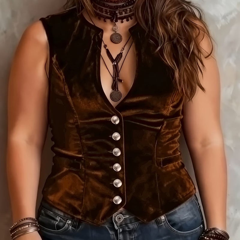 سترة فيلفيت عصرية نسائية - Image 3