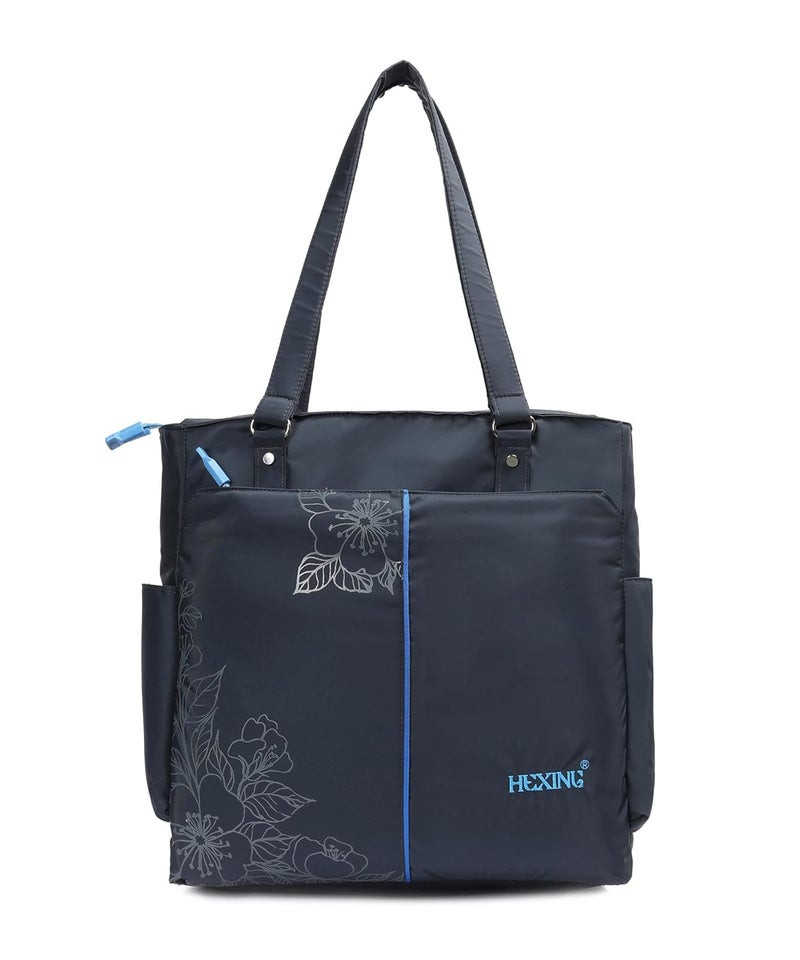 HENXING Hexing Stylish 20L Tote Bag for Women – Floral Design, Lightweight & Waterproof Large Shoulder Handbag – Durable, Elegant, Versatile for Office, Travel, College - Image 1