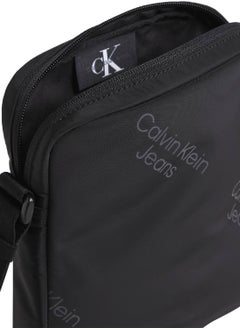 Calvin Klein Jeans Men's Logo Reporter Bag - Polyester, Black  - Image 4