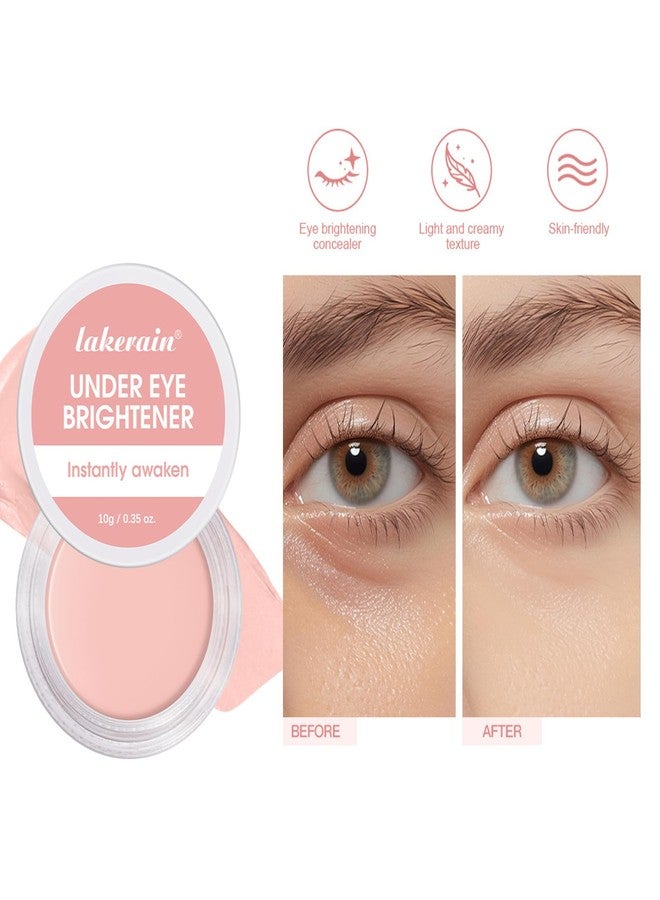 BAISEN DIARY Under Eye Brightener & Concealer - Hydrating Color Corrector for Dark Circles, Lightweight Undereye Brightening Cream with Hyaluronic Acid & Shea Butter, Smooth & Blendable (Light Rose, 1) - Image 5