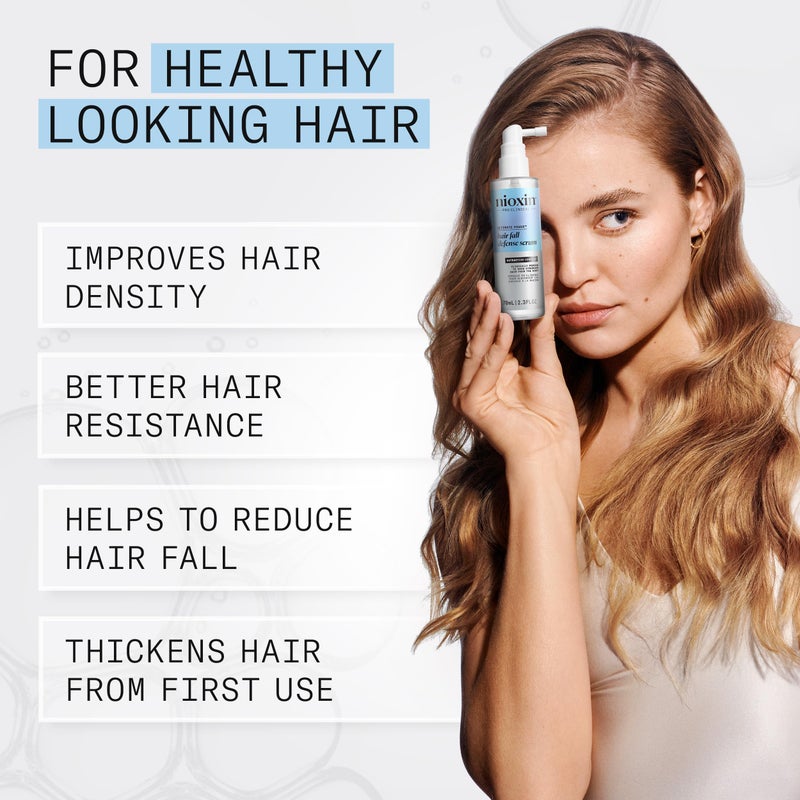 Nioxin Hair Fall Defense Intensive Daily Leave-In Hair Treatment | With Niacinamide, Caffeine, Lauric Acid, and Sandalore | For Thicker, Stronger Hair | 2.3 Fl Oz. - Image 3