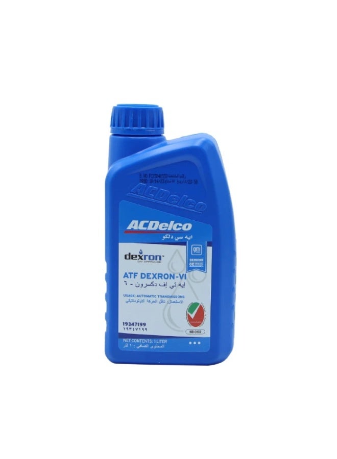 AcDelco Dexron VI Automatic Transmission Fluid 1 Litre – Premium Full Synthetic ATF for Smooth Shifting & Enhanced Transmission Protection - Image 1