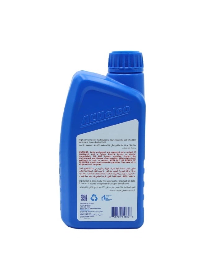 AcDelco Dexron VI Automatic Transmission Fluid 1 Litre – Premium Full Synthetic ATF for Smooth Shifting & Enhanced Transmission Protection - Image 2