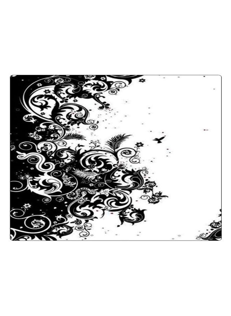 RKN Printed Anti-Slip Gaming Mouse Pad Black/White