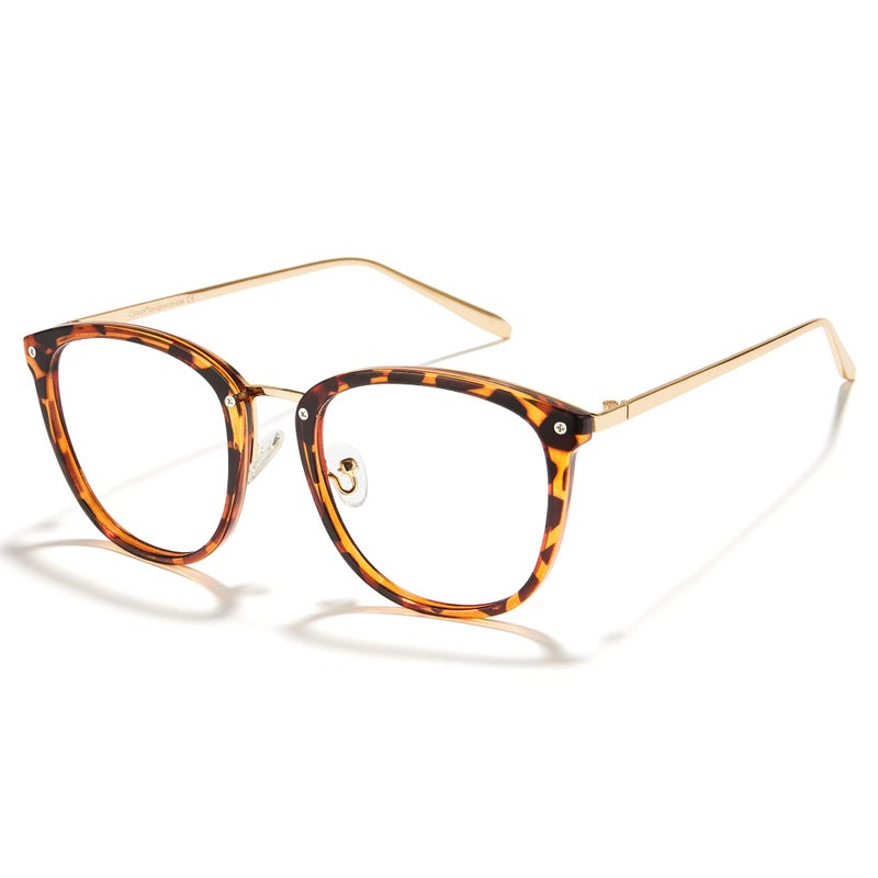 Cyxus Blue Light Glasses for Woman, Fashion Computer Glasses on Office Reduce Eye Strain Anti Migraine for Working Reading - Image 1