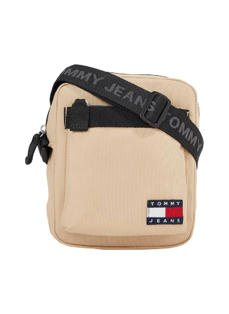 TOMMY JEANS Men's Daily Reporter Bag - Polyester, Beige